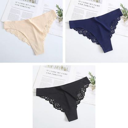 3pc/Set Sexy Floral Lace Panty