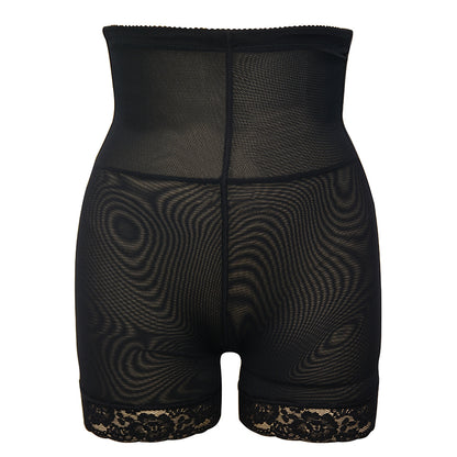 High Waist Lace Padded Butt Lifter Boyshort Shaper