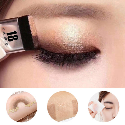 Double Color Gradient Lazy Eye Shadow Makeup