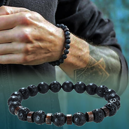 Volcanic Lava Stone Bracelet