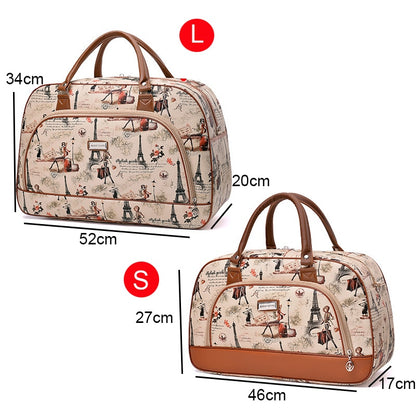 Fashionable Print Travel Duffle Bag