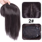 Clip In Straiight Hairpiece With Bangs