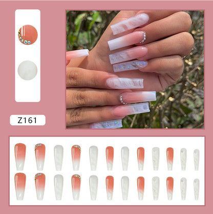 24pcs/box Glue Detachable Fake Nails