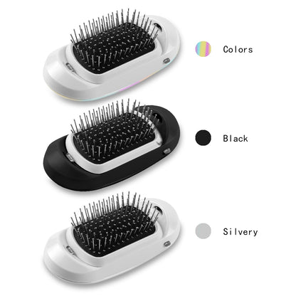 Ionic Electric Hair Brush For Hair Frizz Removal, Scalp Massage & Detangle