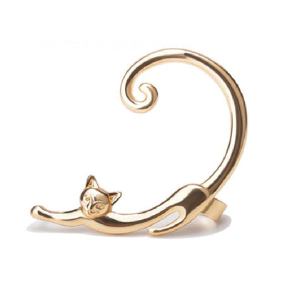 Cute Cat Clip On Earrings