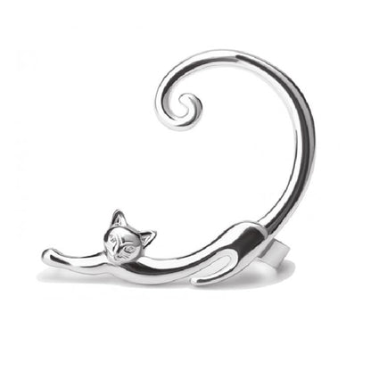 Cute Cat Clip On Earrings