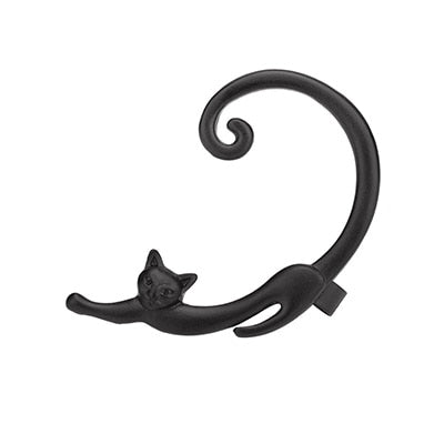 Cute Cat Clip On Earrings