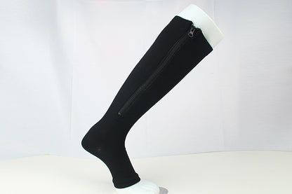 Medical Compression Zipper Leg Support Socks