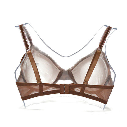 Hollow See Through Sexy Gauze Mesh Transparent Ultra Thin Bra