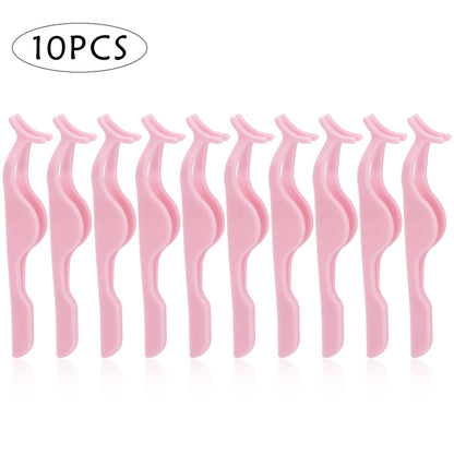 10pcs EyeLashes Tweezers Forceps