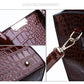 Crocodile Pattern Shoulder Bag