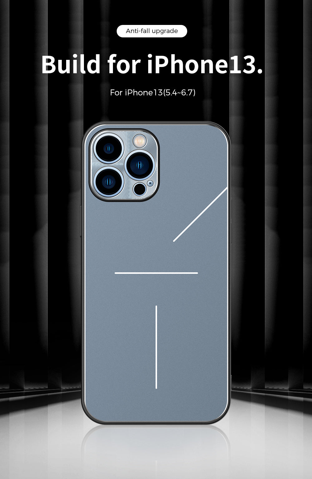 Luxury Aluminum Back Cover Silicone Frame iPhone Case 13 / 13 Mini / 13Pro / 13 Pro Max