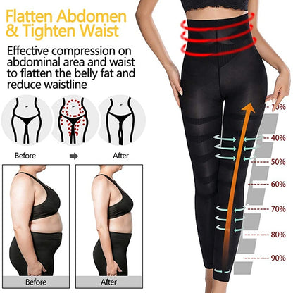 Leg Slimming Body Shaper Anti Cellulite Compression Leggings