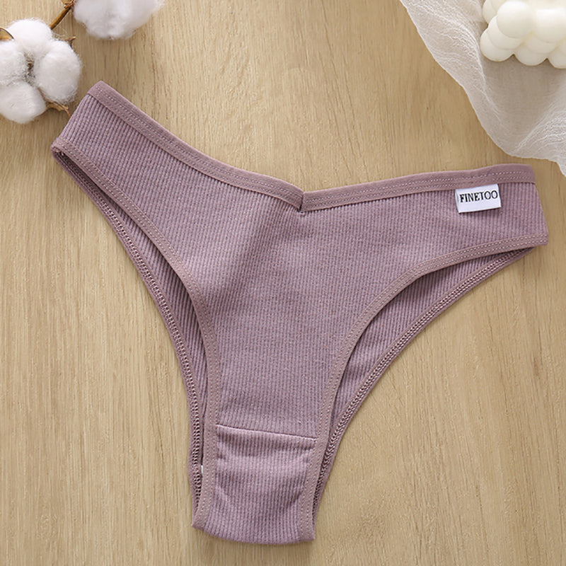 4PCS/Set Low Waist Cotton Panties