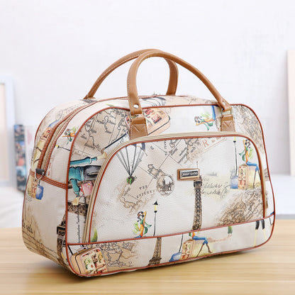 Fashionable Print Travel Duffle Bag