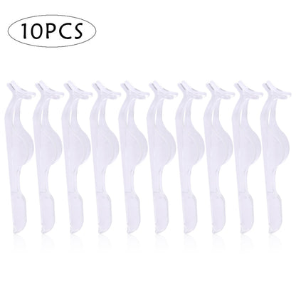 10pcs EyeLashes Tweezers Forceps