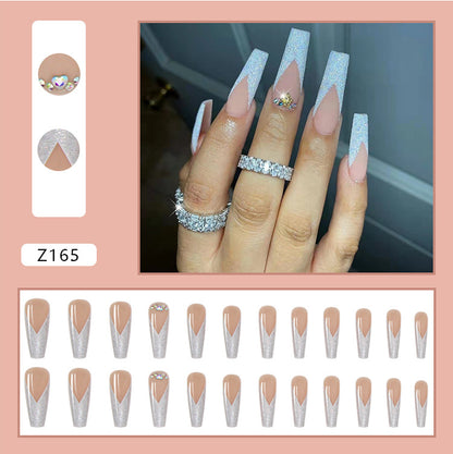 24pcs/box Glue Detachable Fake Nails