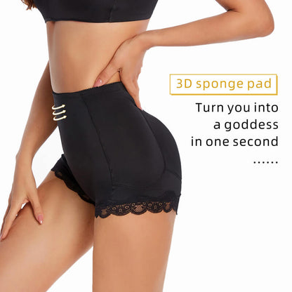 Hip Padded Lace Shapewear Shorts