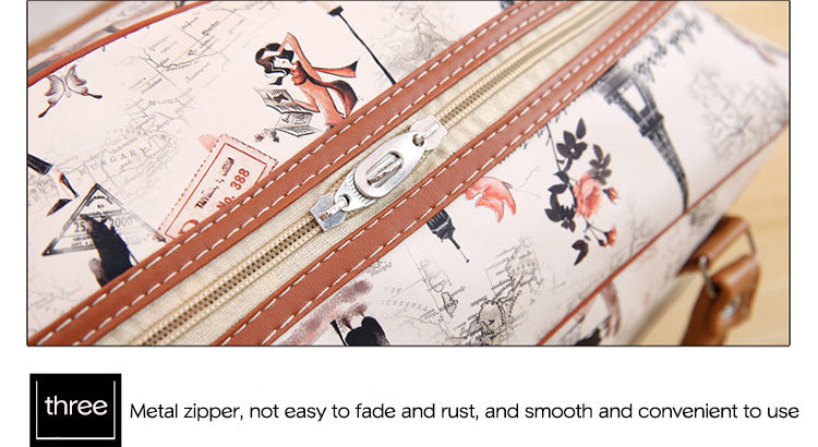 Fashionable Print Travel Duffle Bag