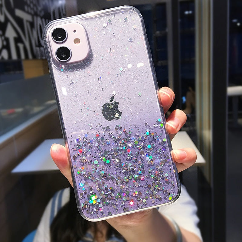 Clear Glitter iPhone Case 13 / 13Pro / 13 Pro Max