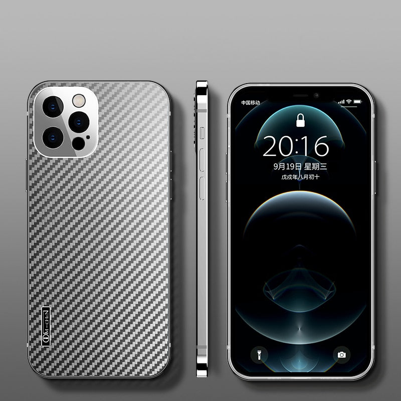 Luxury Titanium Metal Bumper Case For iPhone 13 / 13Pro / 13 Pro Max