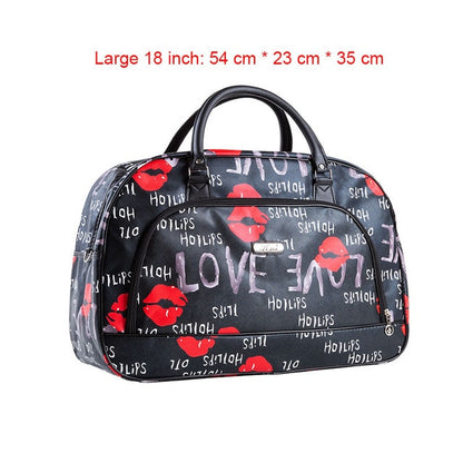 Fashionable Print Travel Duffle Bag