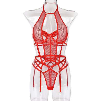 Sensual Transparent Bandage Lingerie Set