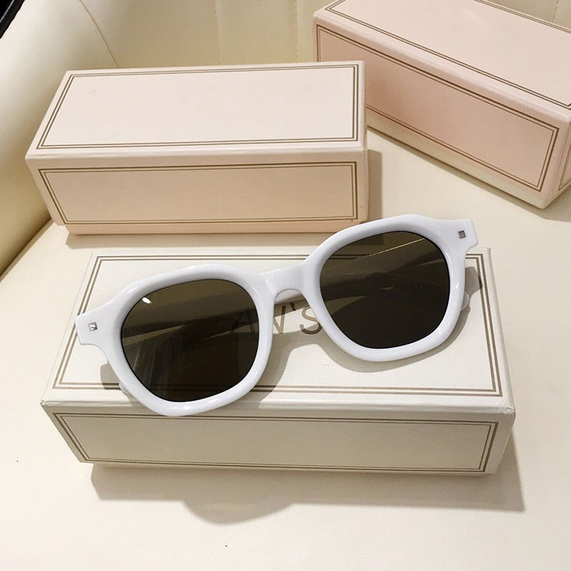 Fashion Square Round Sunglasses