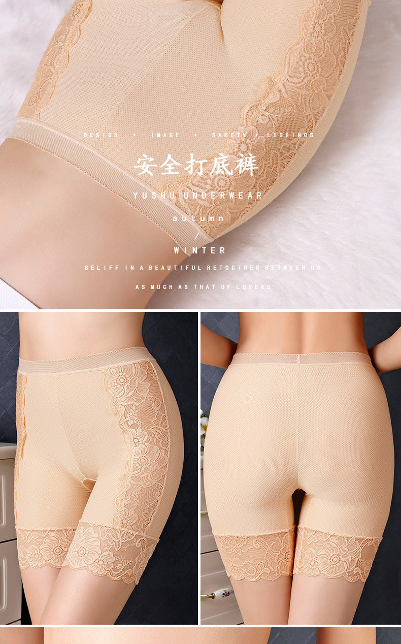 Lace Seamless Safety Short Pants