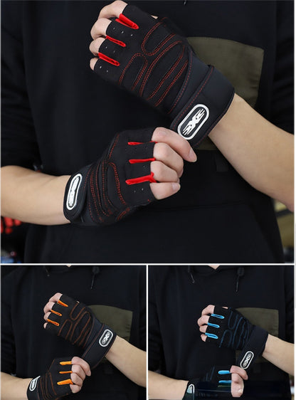 Fitness Gym Gloves For Weight Lifting,  Body Building Training,  Sports Exercise Cycling Sport Workout