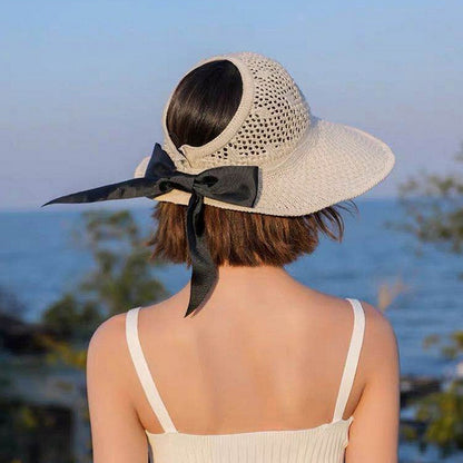 Wide Brim Bow Beach Hat