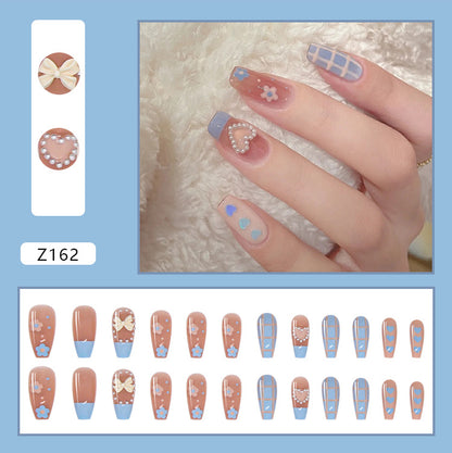 24pcs/box Glue Detachable Fake Nails