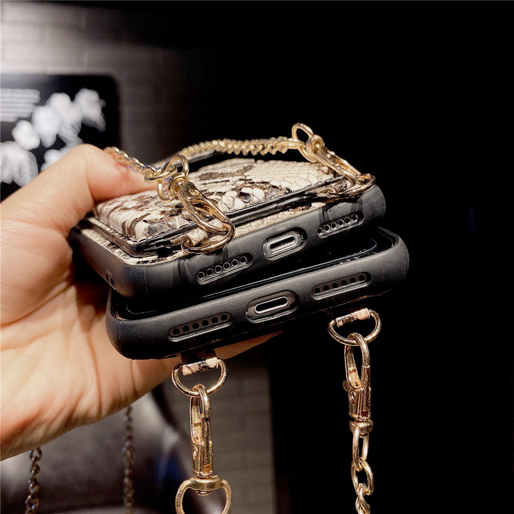 Luxury Snakeskin Crossbody iPhone Case 13 / 13Pro / 13 Pro Max