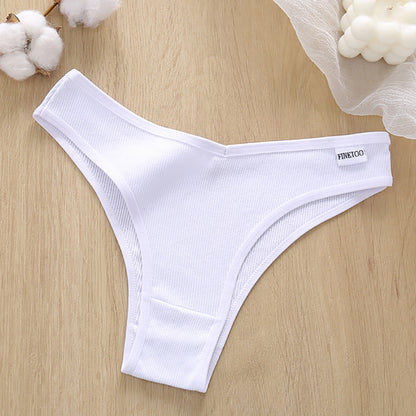 4PCS/Set Low Waist Cotton Panties