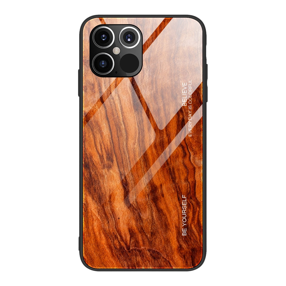 Wood Grain Case For iPhone 13 / 13 Mini / 13Pro / 13 Pro Max