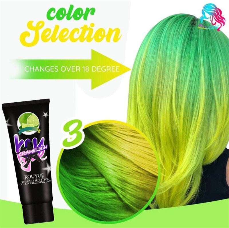 Thermochromic Color Changing  Mermaid Hair Dye