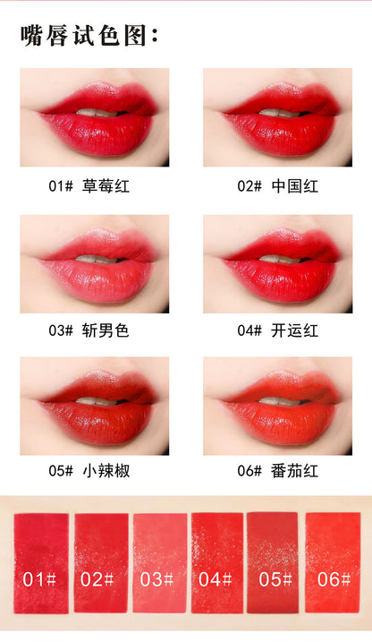 4/6PCS Sexy Matte Velvet Lipstick Set