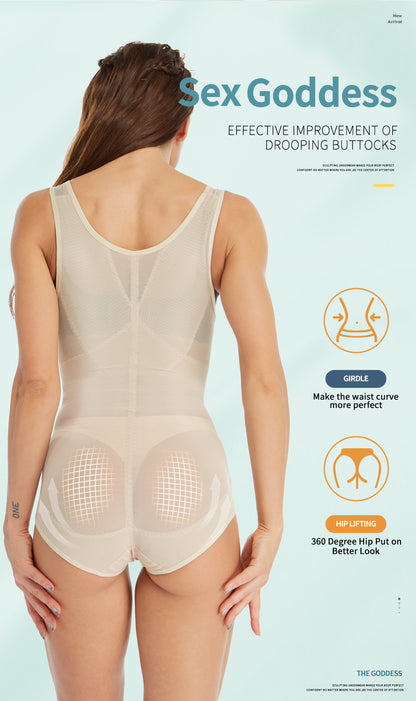 Cross Compression Abs Shaping Bodysuit