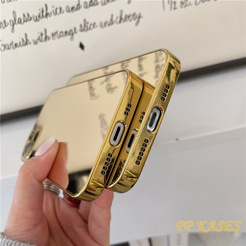 Luxury Gold Plated Electroplated iPhone Case 13 / 13 Mini / 13Pro / 13 Pro Max