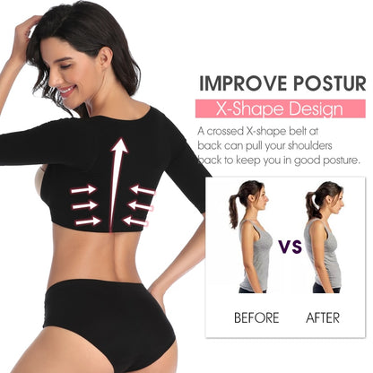 Slimming Arm Sleeve Posture Corrector Shaper Top