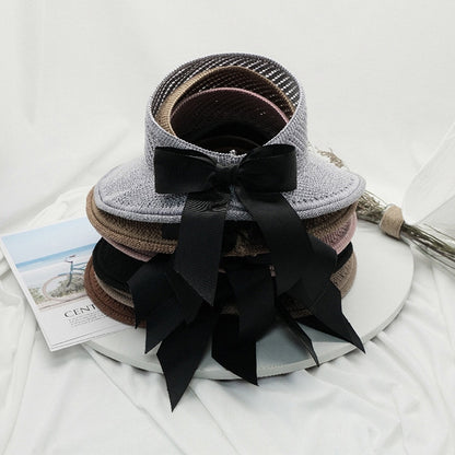 Wide Brim Bow Beach Hat