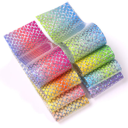 10Pcs/Bag Marble Nail Art Transfer Foil Sticker