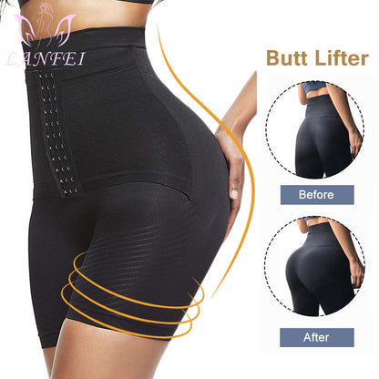 High Waist Belted Shaper Shorts