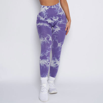 Lightning Marble Scrunch Butt Leggings