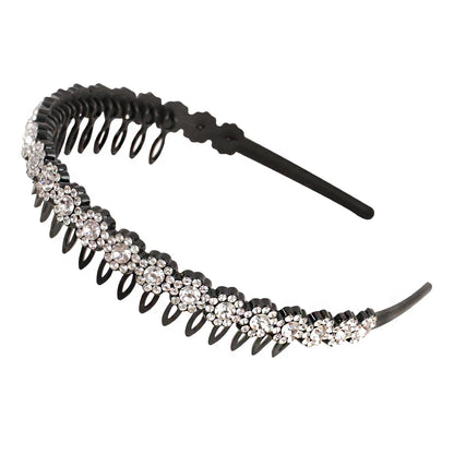 Fashion Pearl Non-Slip Rhinestone Hairbands