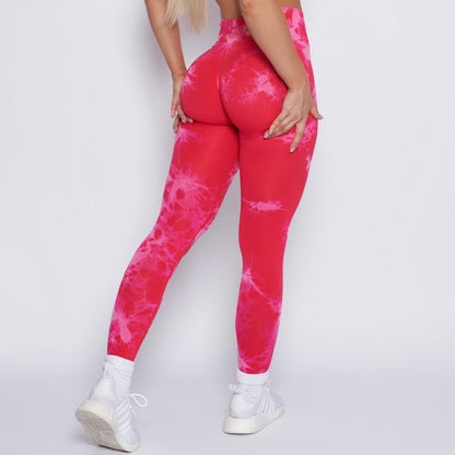 Lightning Marble Scrunch Butt Leggings