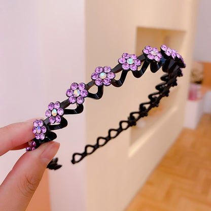 Fashion Pearl Non-Slip Rhinestone Hairbands