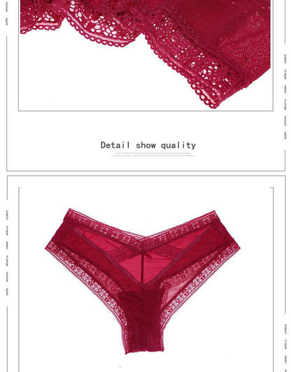 Bandage Sexy Seamless Hollow Out Lace Panties