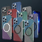 Carbon Fiber Texture Frameless  Magsafe Magnetic Wireless Charging iPhone Case  13 / 13Pro / 13 Pro Max