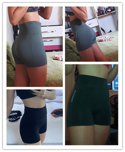 Seamless High Waist Fitness Sports Shorts